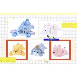 預購 Disney store 趴姿 絨毛娃娃 筆袋 鉛筆盒 史迪奇 瑪莉貓 小熊維尼 屹耳 櫻花維尼