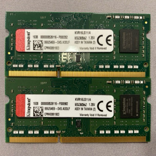 2/5 筆電用 金士頓 Kingston DDR3L 1600 4G 終保良品