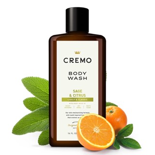 美國 Cremo 柑橘鼠尾草 沐浴露（男性男士男生沙龍香水沐浴乳沐浴膠 男用香氛身體控油保濕沐浴露沐浴精 男 沐浴洗澡