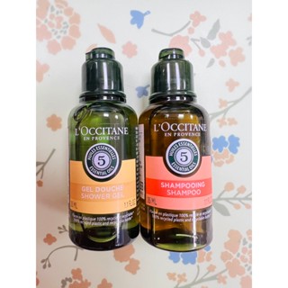 L'occitane 歐舒丹 沐浴膠 洗髮乳 草本系列 草本修護 旅行組 35ml(即期品)