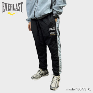 EVERLAST 長褲 黑藍灰 拼接 風衣長褲 另有外套賣場 男 4151126020