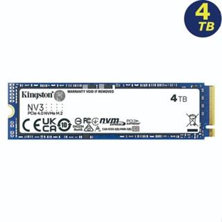 Kingston 金士頓 4TB 4T NV3 M.2 2280 Nvme PCIE 4 SSD SNV3S/4000G
