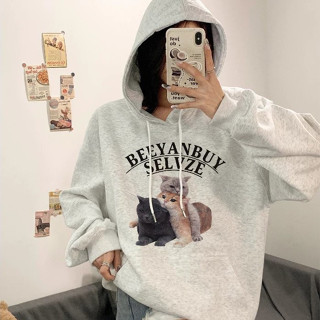 臺灣出貨 女生衣服 帽T連帽衛衣美式 大學T男女生同款韓版大呎碼 oversize 刷毛 加絨 長袖上衣M0062A
