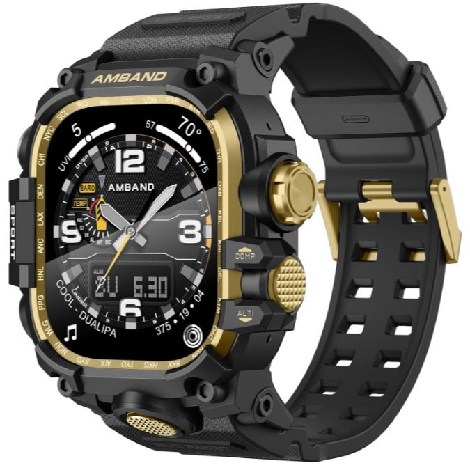 ㊣USA Gossip㊣ amBand 運動錶帶 M3 G-Shock 樣式 Apple Watch 44mm/45mm