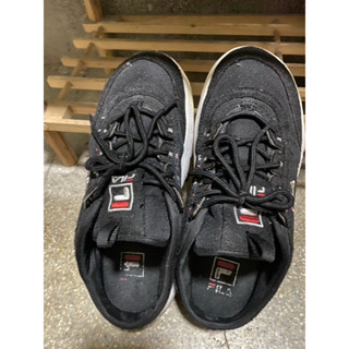 FILA 厚底鞋 增高鞋 復古懶人鞋