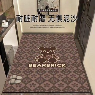 【臺灣熱賣】 暴力熊 矽藻泥地墊 玄關地墊 門口地墊 廚房地墊 浴室地墊 軟式珪藻土地墊 防滑耐磨速乾 可定製 自由裁剪