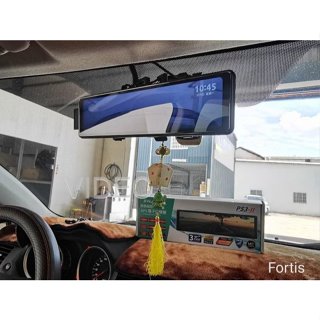 OK商城 臺中實車安裝 掃瞄者 PS3 GPS 測速器 電子式10吋大螢幕 後視鏡 行車記錄器 FORTIS LANCE