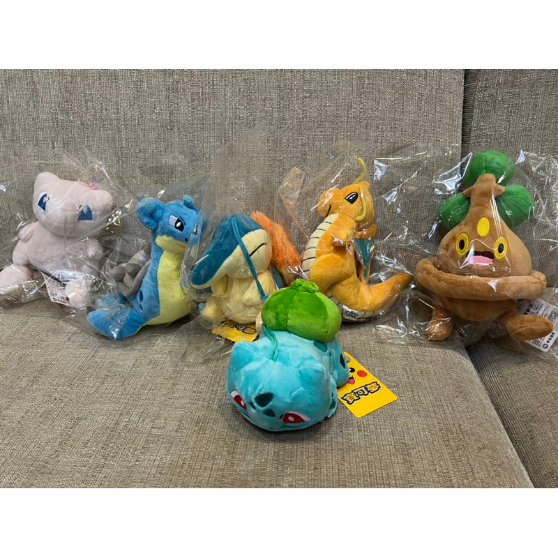 樂玩多 正版寶可夢 神奇寶貝 盆才怪 乘龍 夢幻 火球鼠 妙蛙種子 傑尼龜 6吋 15cm 15公分 娃娃 吊飾