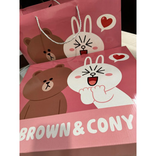 全新 正版 Line friends 毛毯 禮盒 BROWN&CONY 熊大 兔兔