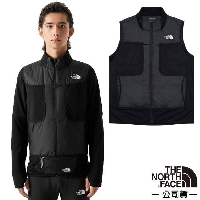 【北臉 The North Face】特價8折》男 防風保暖立領鋪棉背心 拉鍊開襟背心 保暖中層衣 休閒背心_83S9