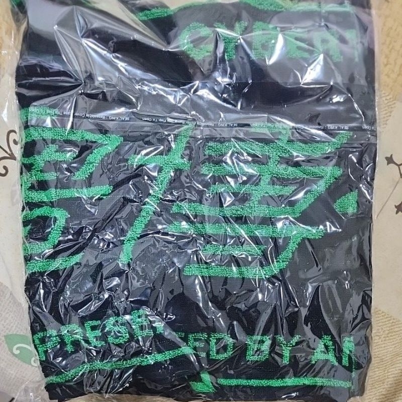 全新未拆封 美秀集團 賽博台客毛巾(綠)