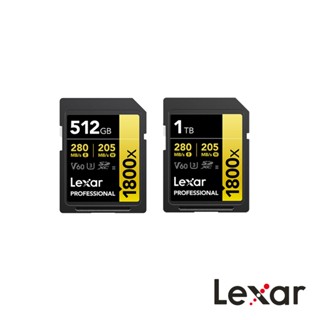 Lexar 雷克沙 Professional 1800x SDXC UHS-II 專業SD卡 512GB/1TB 公司貨
