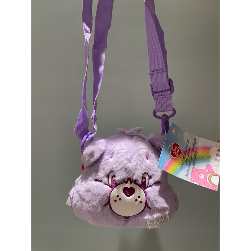 【萬事屋】現貨❗️ 泰國🇹🇭 正版Care Bears 熊頭包 彩虹熊斜背包 愛心熊 熊 斜背包