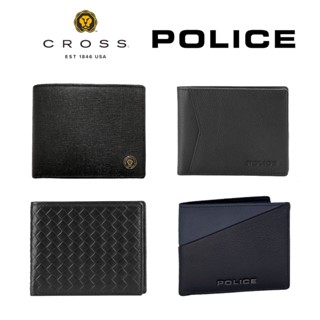CROSS X POLICE 雙品牌 頂級 小牛皮 短夾 男用短夾 全新 專櫃 展示品 限量2折