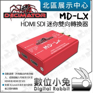數位小兔【 DECIMATOR 紅蜘蛛 MD-LX HDMI SDI 迷你雙向轉換器 】Converter 訊號轉換盒