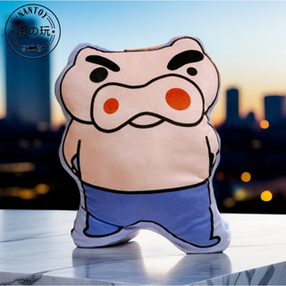 【NANTOY南の玩】🔥現貨🔥蠟筆小新｜肥嘟嘟佐衛門娃娃抱枕｜靠墊枕頭｜クレヨンしんちゃん｜約12英吋｜約30公分