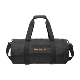 【OUTDOOR】悠遊寰旅-圓筒旅行袋-黑色 OD243306BK