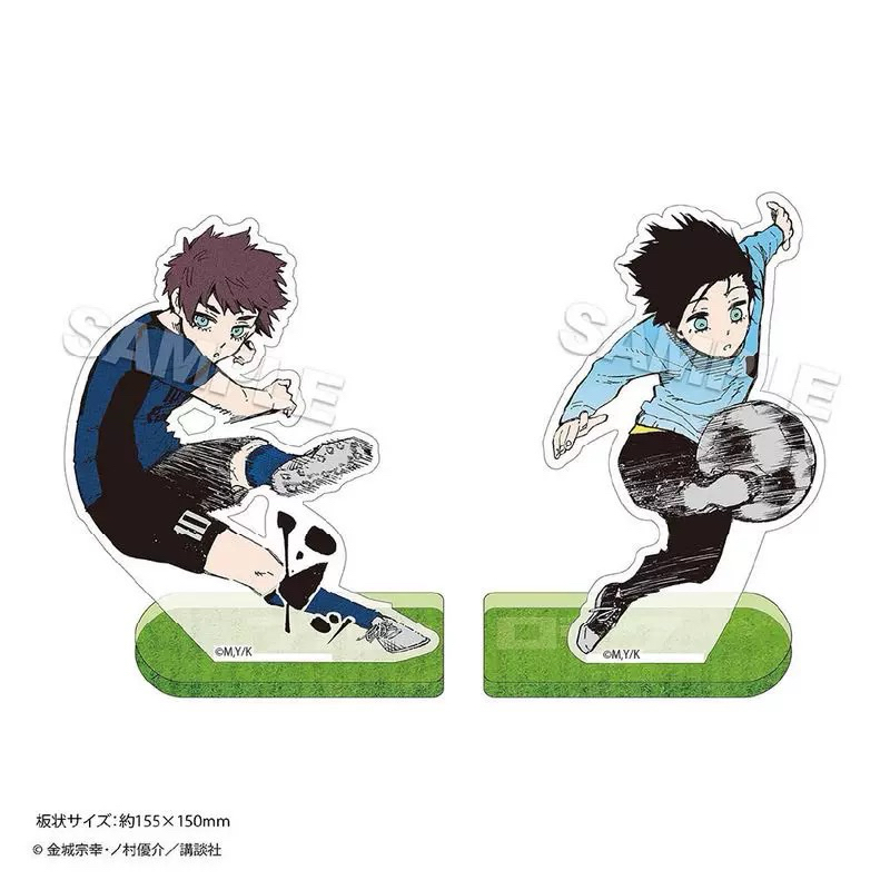 全新現貨❀ Muzzle 藍色監獄 原畫草地壓克力立牌 再販 糸師凜 糸師冴 第二季 糸師兄弟 草地立牌 私服