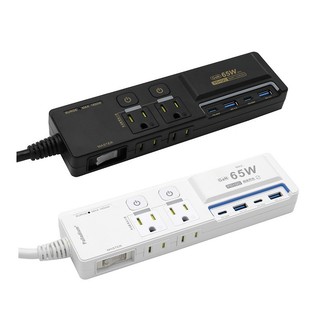 【Palladium安全達人 】K-202PLC 3開4插3P 65W 氮化鎵USB超級閃充延長線