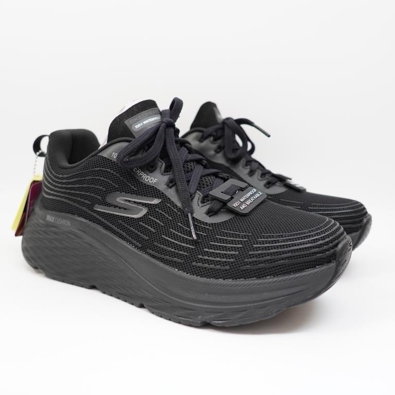 SKECHERS MAX CUSHIONING ELITE 女生款 防水 運動鞋 129618BBK 慢跑鞋