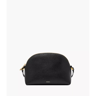 預購‼️美國🇺🇸Fossil Bri新款貝殼真皮拉鍊斜揹包 半月包 休閒包 正品