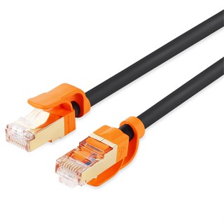 PowerSync群加 CAT.7抗搖擺超高速網路-扁線(黑色/工程灰)1~10M CLN7VAR0010A