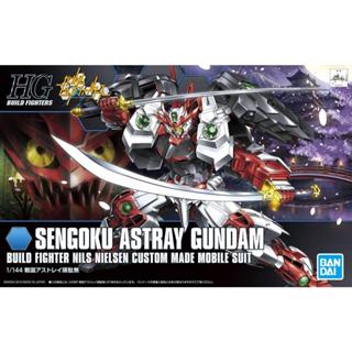 (BANDAI) 代理版 組裝模型 HG 1/144 鋼彈創鬥者 戰國異端紅色機鋼彈 007 公司貨(模力虹)
