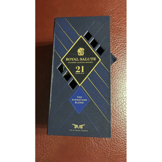 Royal Salute 皇家禮炮21年 調和威士忌 700ml 酒盒 紙盒 藍色 收納 裝飾 🔅二手🔅
