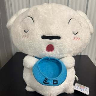 《一番》官方正版 小白娃娃 小白抱碗 小白絨毛娃娃 蠟筆小新