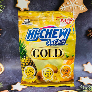 日本 Morinaga 森永 GOLD 嗨啾 綜合水果軟糖 鳳梨/奇異果/芒果