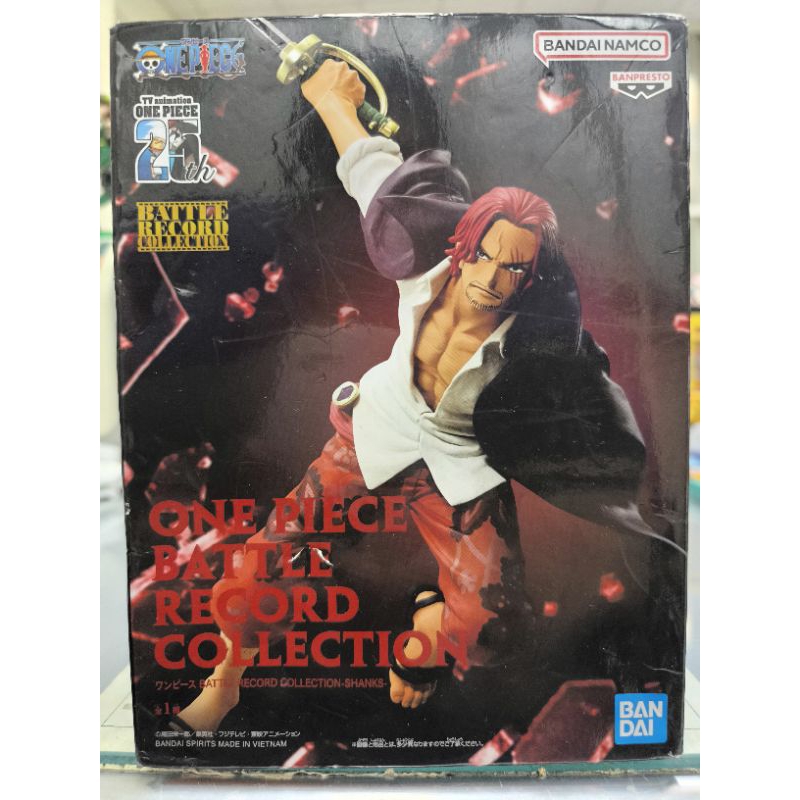正版 日版 金證 海賊王 航海王 公仔 紅髮傑克 Battle record collection
