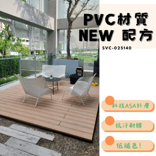 [和陞]SVC防水環保塑木 塑化木 環塑木 塑膠木 比南方松更好的綠建材 仿實木 止滑 不變形 耐寒