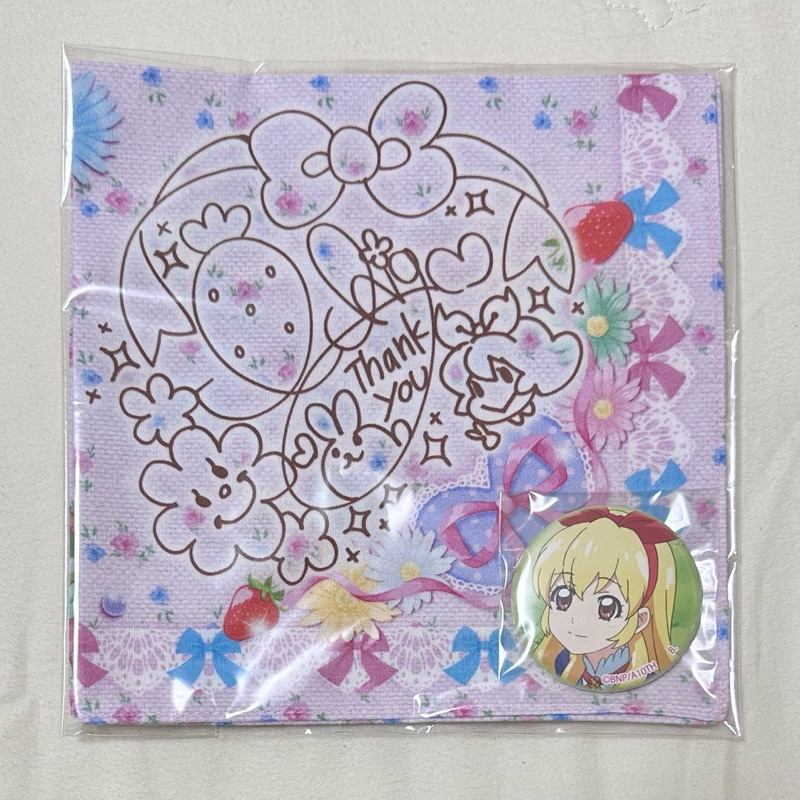 全新 現貨 限量 偶像學園 偶像活動 aikatsu 星宮莓 小莓 草莓 「紀念手帕套裝」海景布➕徽章