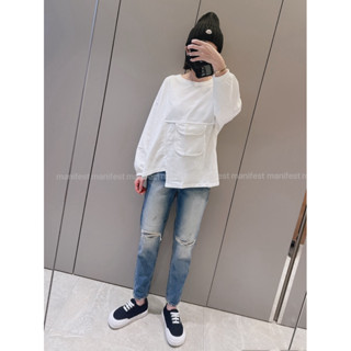 MANIFEST 正韓大口袋棉質上衣 新品現貨