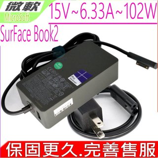 Microsoft 15V 6.33A 102W 充電器適用 微軟 Surface Book2 Go Book1