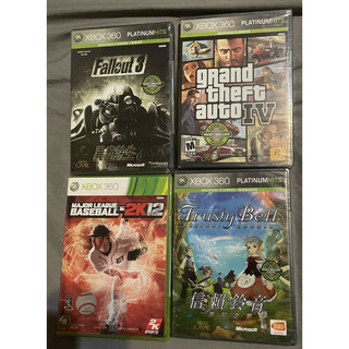 (Xbox 360)全新遊戲片 異塵餘生3/GTA4/MLB 2K12/信賴鈴音 蕭邦之夢