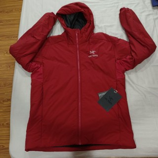 <全新>始祖鳥 Arcteryx ATOM AR HOODY保暖連帽外套-紅 L07953200(XL)