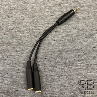 【RB MUSIC】Canare MR202-2AT 耳機分接線 立體聲 一分二 轉接線 6.3/3.5 轉 雙3.5母