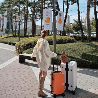 【OUMOS 21吋登機箱 香橙橘】行李箱 登機箱 旅行 20吋行李箱 21吋登機箱
