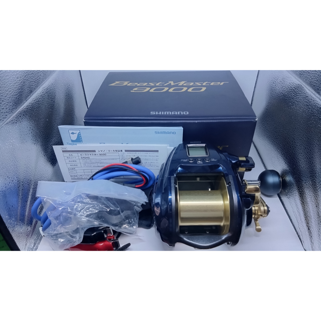二手電動捲線器 SHIMANO 19 BEAST MASTER 9000 (9.7K 140H) 船釣電捲 (詳閱內文)