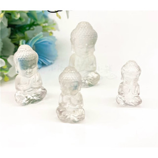 天然 白水晶 寶寶佛 水晶擺件 擺飾 風水 擺飾 釋迦摩尼 實體拍攝 雕刻小觀音彌勒佛擺件茶桌擺件裝飾飾品 白水晶佛像