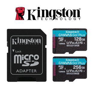 Kingston金士頓 Canvas GoPlus U3 V30 4K MicroSD記憶卡128GB 256GB公司貨