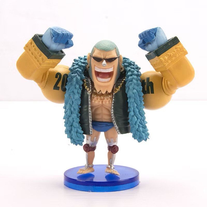 海賊王佛朗基公仔,Q版航海王草帽海賊團佛朗基模型玩具裝飾擺飾