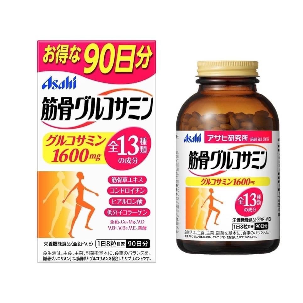 【日本Asahi】朝日 軟骨素+鈣+葡萄糖胺錠(90日/瓶)