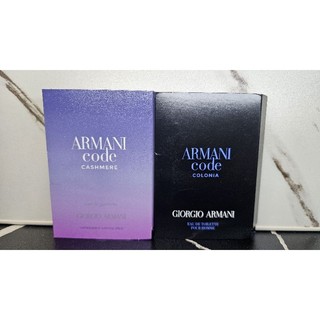 ✨️GIORGIO ARMANI CODE COLONIA男性淡香水 CASHMERE 女性淡香精 1.2ml 亞曼尼