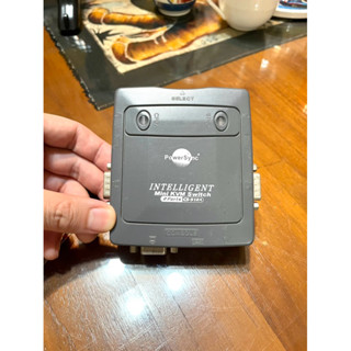群加PowerSync CS-912A迷你KVM螢幕鍵盤滑鼠切換器VGA PS2介面 包爾星克