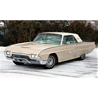 1963 Anson 1/18 福特雷鳥第三代 大型敞篷車 全開 Ford Thunderbird 稀有絕版車款 買不到
