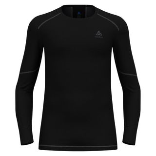 ODLO ECO X-WARM銀離子加強保暖圓領上衣 159222 男 黑
