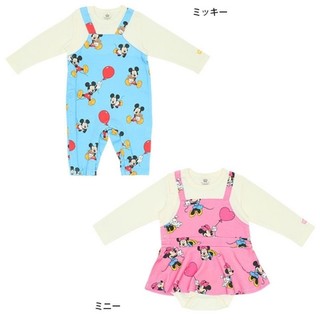 ♧麥麥My童裝部♧70、80日本BABY DOLL秋冬寶寶純棉迪士尼米奇米妮長袖爬服包屁裙現貨