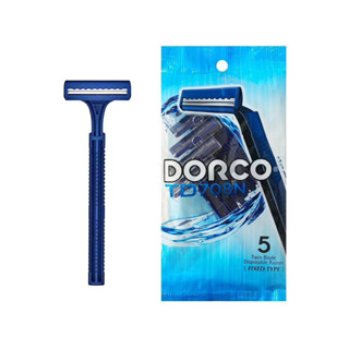 👍臺灣現貨 DORCO 多樂可 刮鬍刀🪒 不鏽鋼刮鬍刀 輕便刀 5支/入